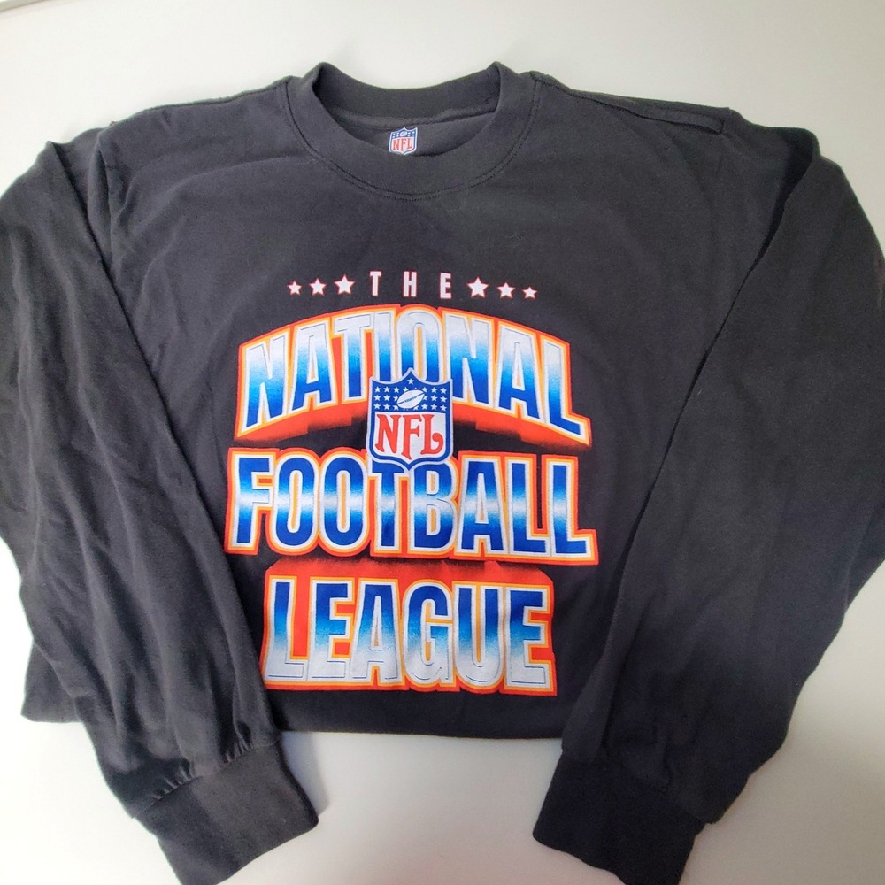 NFL National Football League Kids Long Sleeve Graphic Tee black 13/14 223G1207